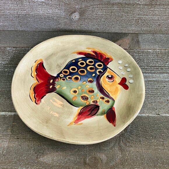 Under the sea hand painted serving sets - Picture 5 of 7